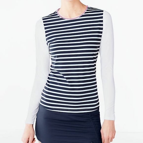 lands end swim shirts womens